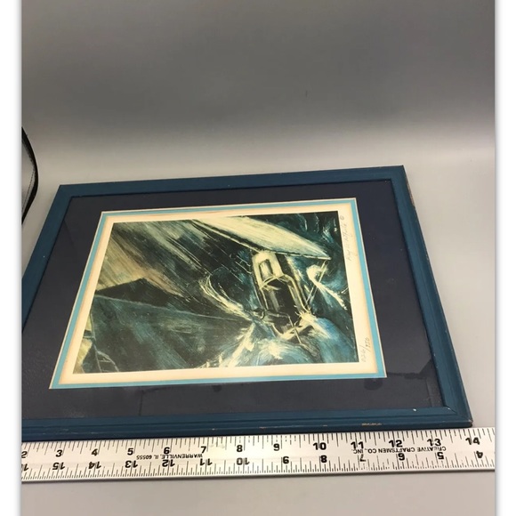 Storm at Sea signed & numbered Art Print by Ray Whitfield. Double matted - Picture 5 of 10